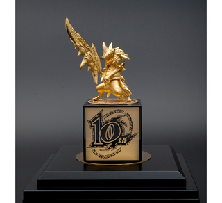 Illustration for article titled Solid Gold Monster Hunter Statue Costs $29,000